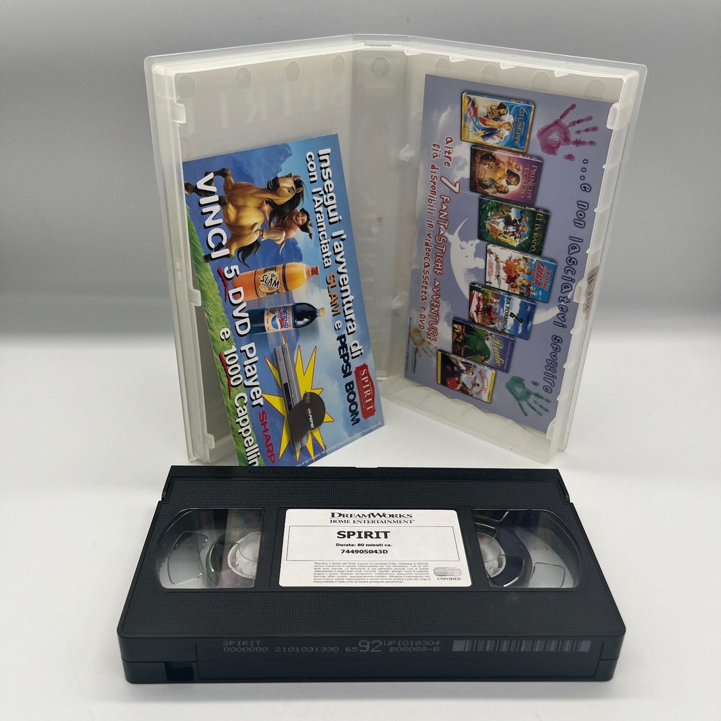 🎬 SPIRIT Cavallo Selvaggio VHS ITA DreamWorks – Edizione Originale Vintage Rara