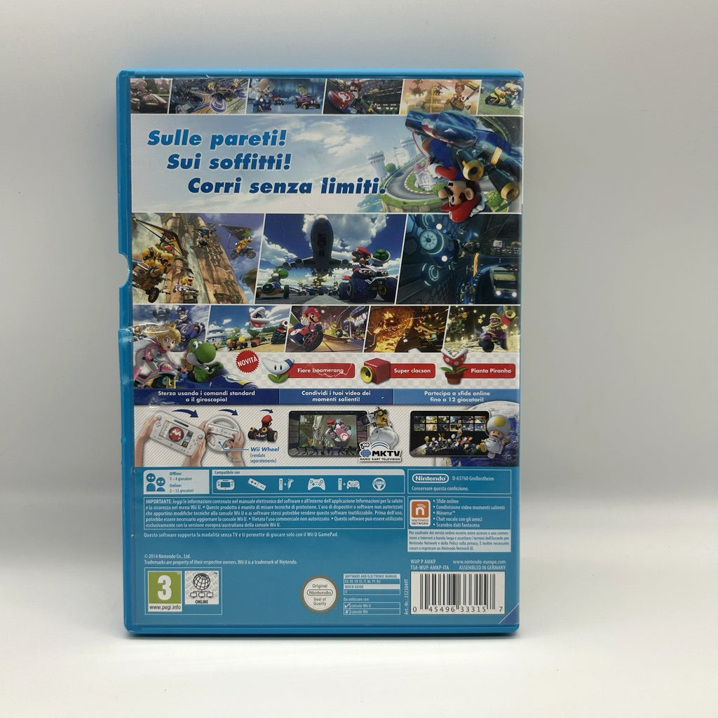 Mario Kart 8 Wii U PAL ITA Completo Custodia e Disco Nintendo Testato