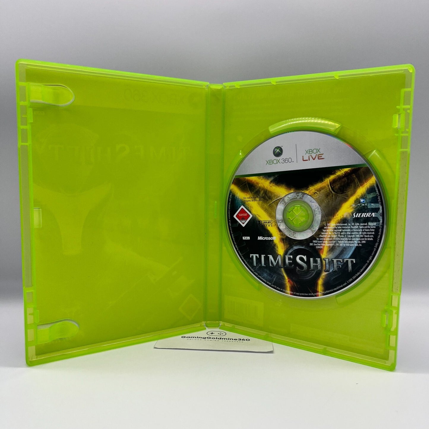 TimeShift Xbox 360 PAL Multilingua VideoGioco Sparatutto FPS Sierra Microsoft