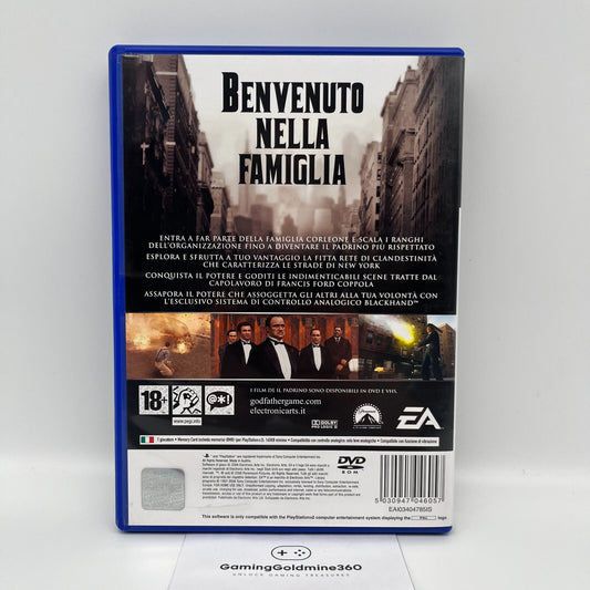 il Padrino PS2 Italiano Completo con Manuale PAL EA Sony PLayStation 2 Come Nuov