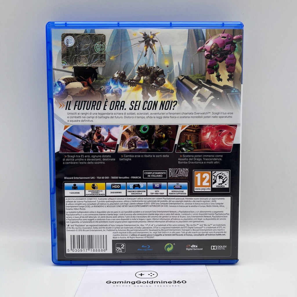 OVERWATCH Origins Edition PS4 Italiano Completo Blizzard Sony PlayStation 4