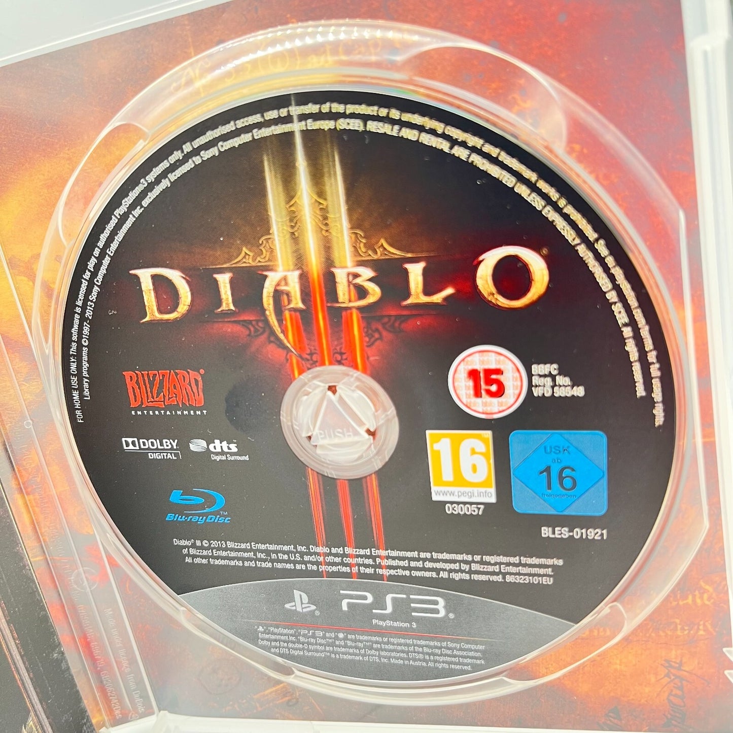 DIABLO III (3) PS3 Italiano Completo con Manuale PAL Blizzard Sony PlayStation 3