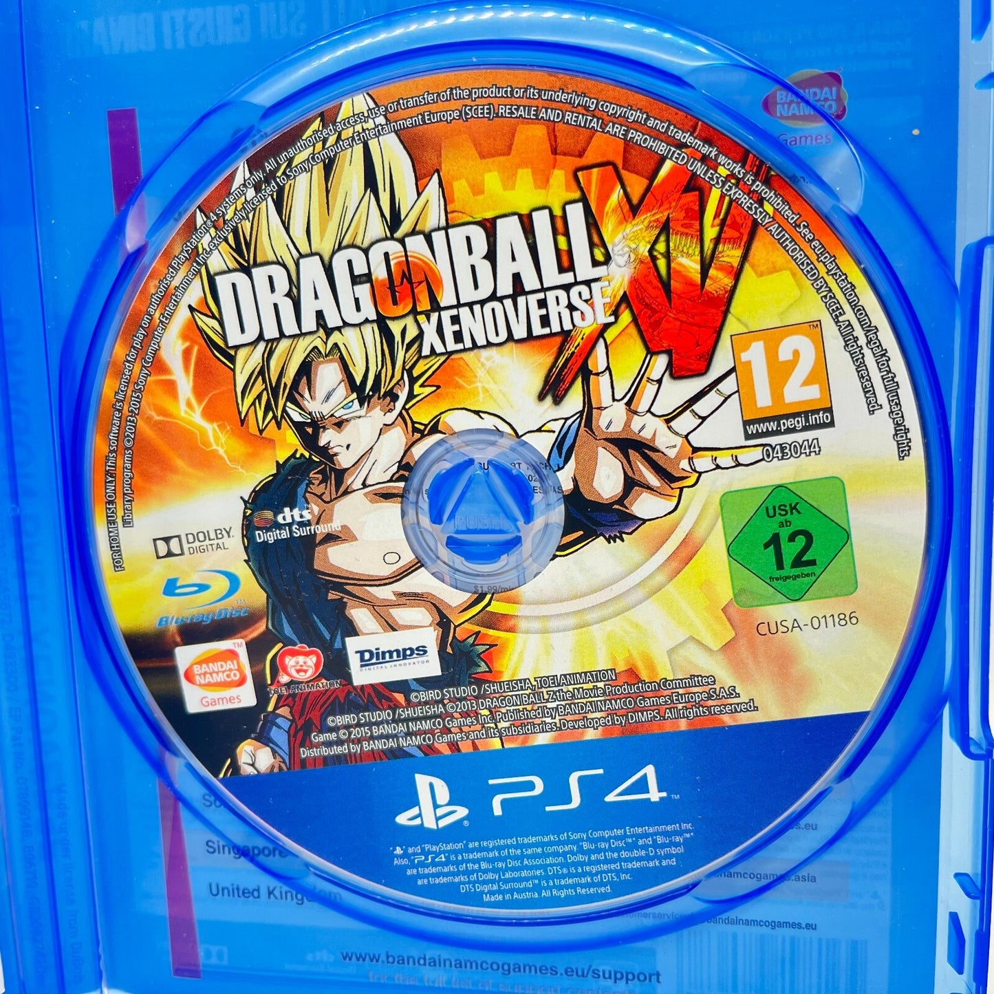 Dragon Ball XV XenoVerse PS4 Italiano Completo Manuale Bandai Sony PlayStation 4