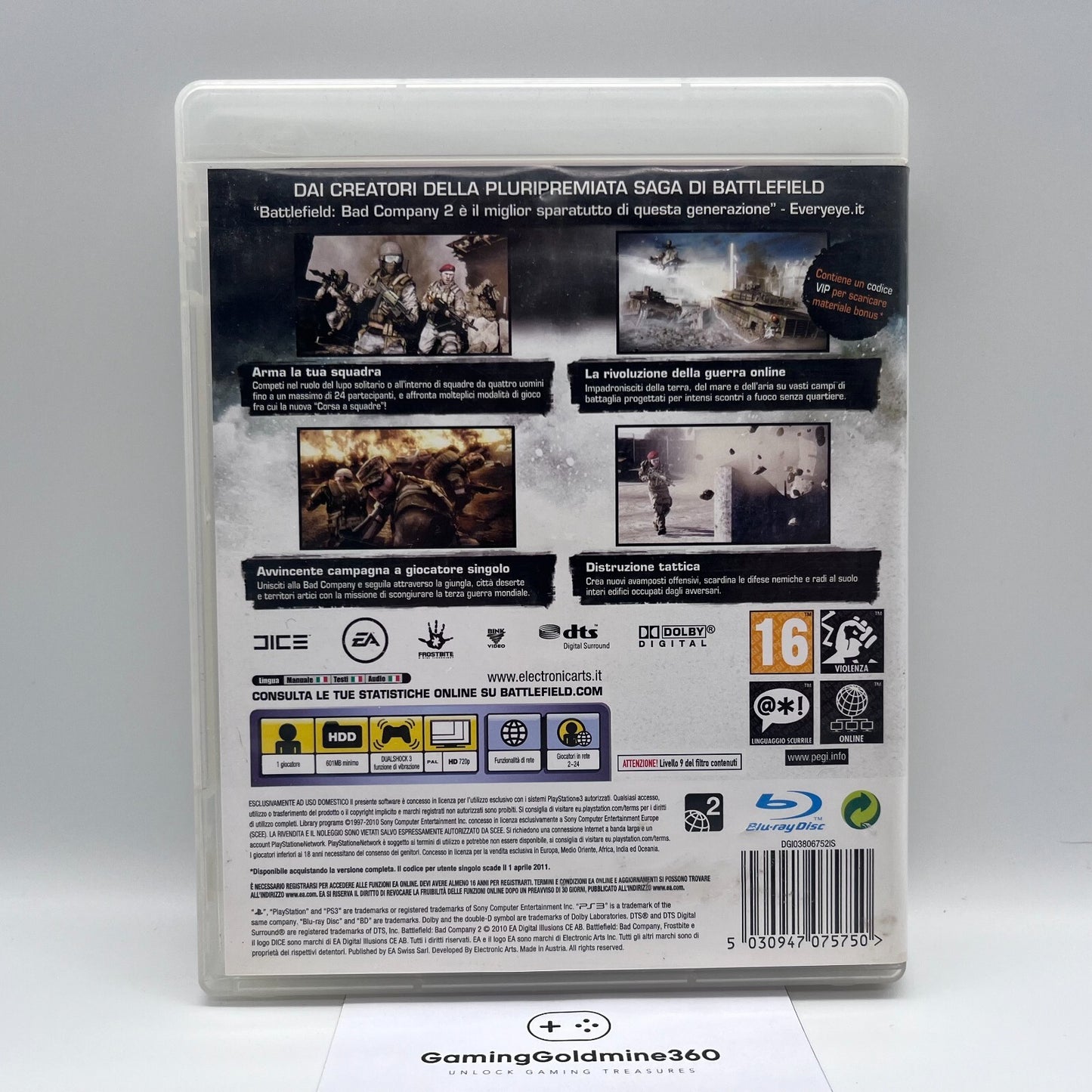 BATTLEFIELD Collection PS3 Italiano Completi PAL EA Sony PlayStation 3 OTTIMI