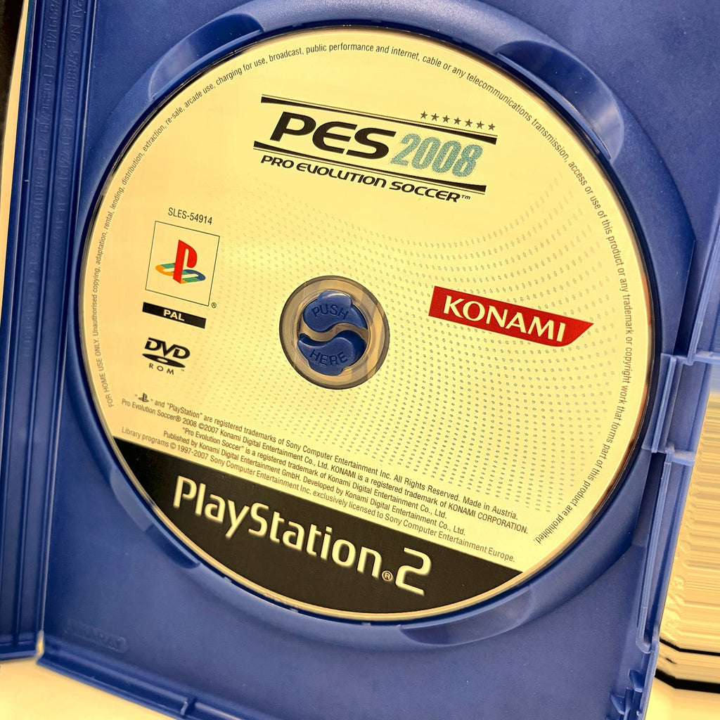 PES 2008 + 2009 Pro Evolution Soccer PS2 PlayStation 2 PAL ITA Konami Lotto