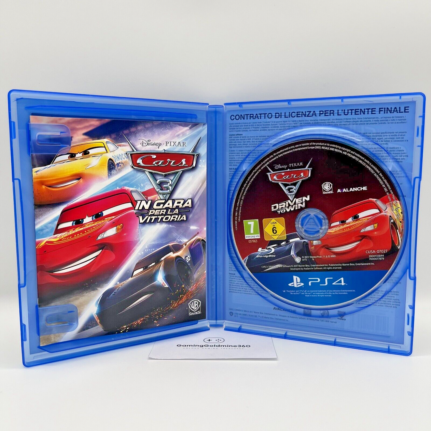 CARS 3 In Gara per la Vittoria PS4 Ita WarnerBros Disney Pixar Sony PlayStation