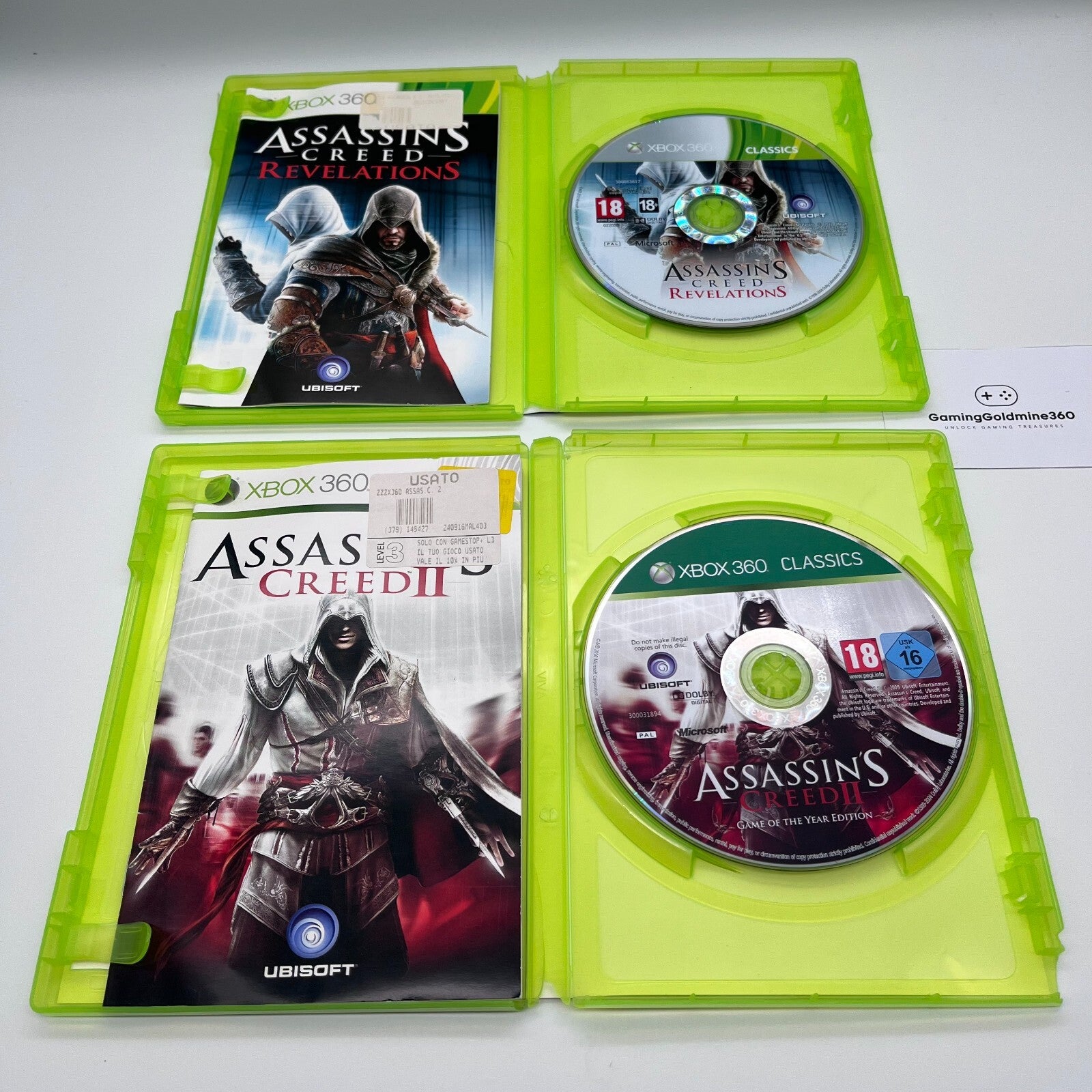 Bundle Assassin's Creed II 2 GOTY + Revelations Xbox 360 · Xbox One Italiano PAL