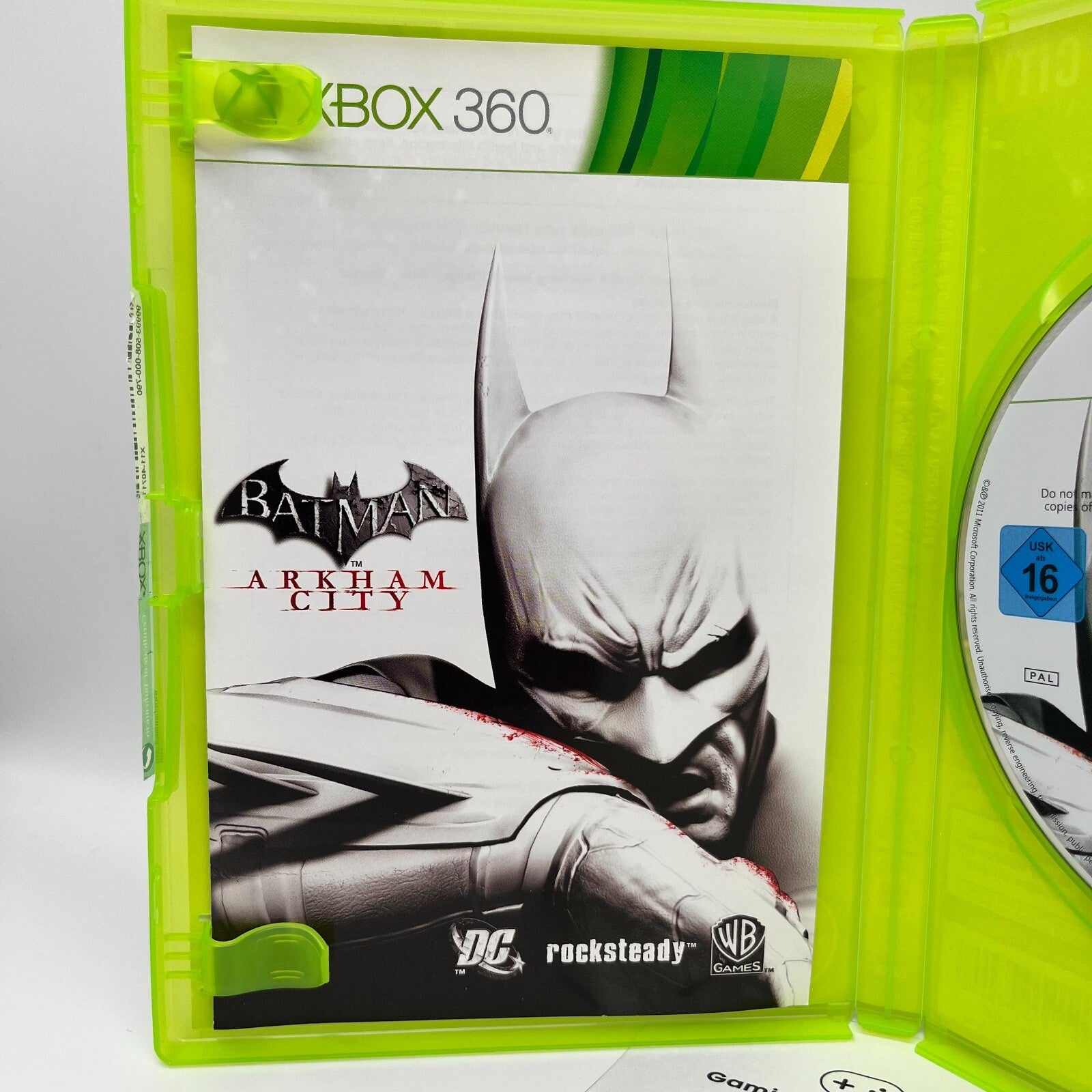 BATMAN Arkham City Xbox 360 Completo con Manuale PAL Multilingua WarnerBros DC