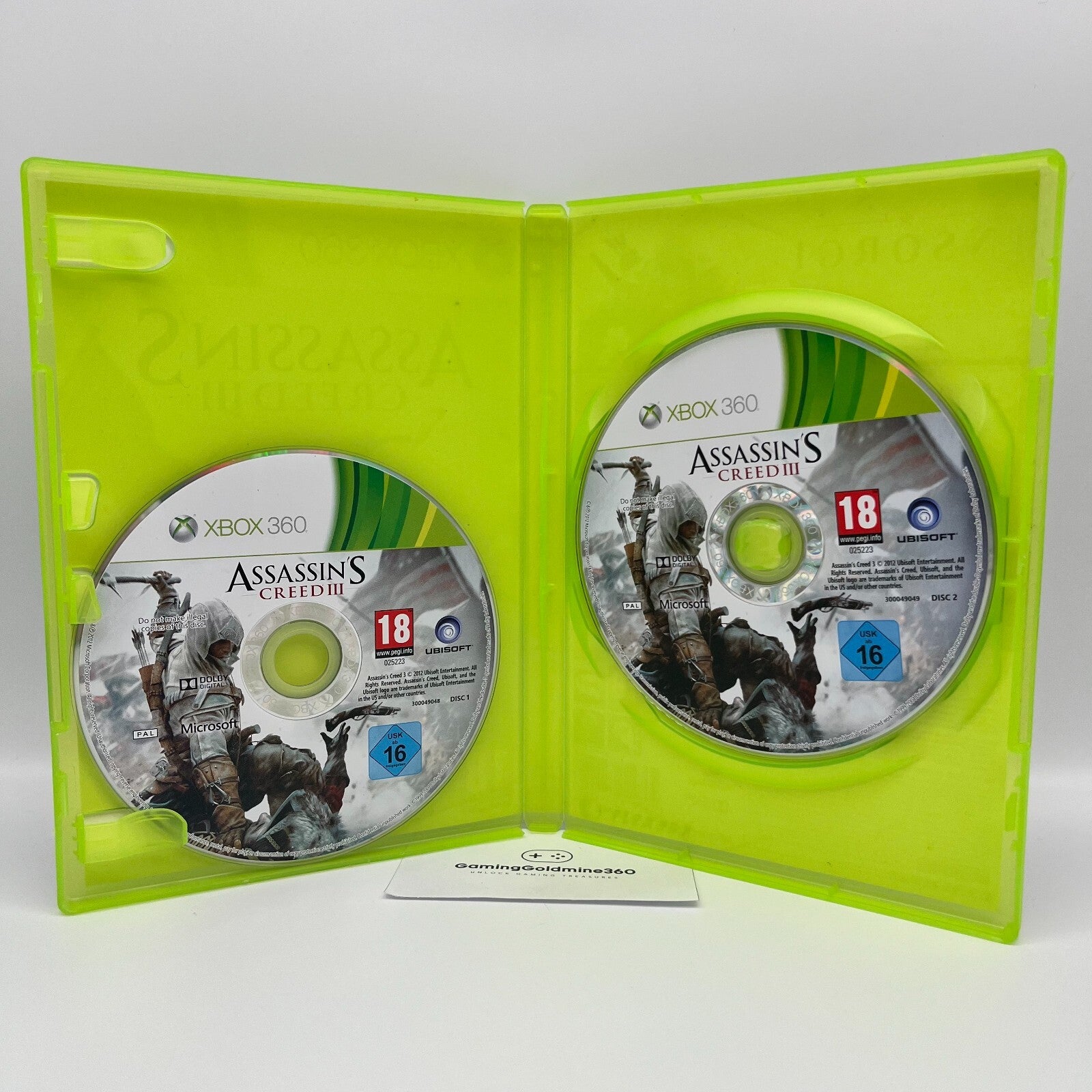 Assassin's Creed III 3 Xbox 360 Italiano PAL senza manuale Ubisoft Microsoft