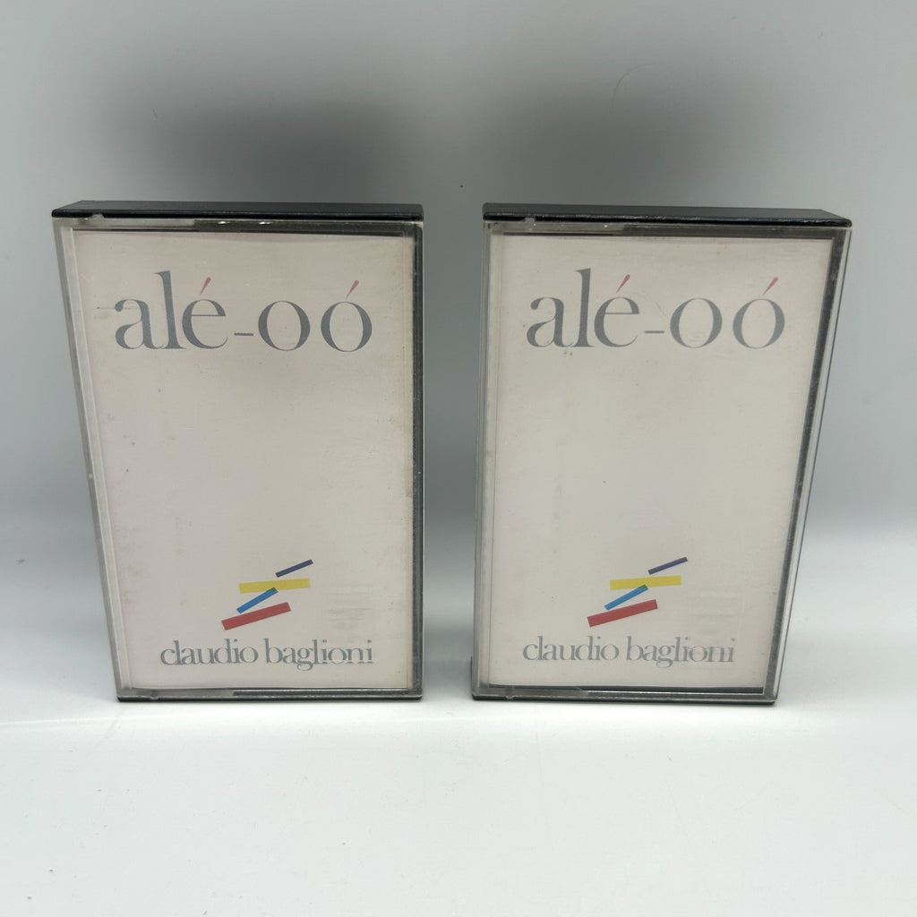 Claudio Baglioni Ale-oo Musicassetta Doppia MC CBS 1982 Live Italiana Testata