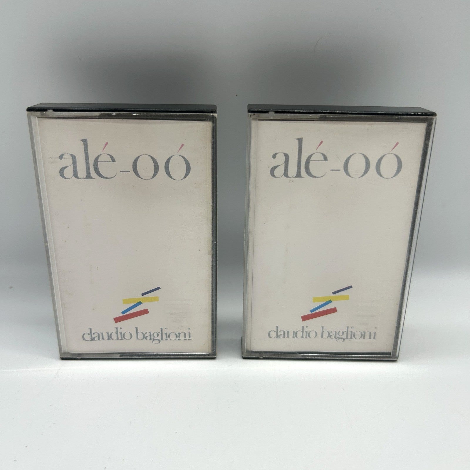 Claudio Baglioni Ale-oo Musicassetta Doppia MC CBS 1982 Live Italiana Testata