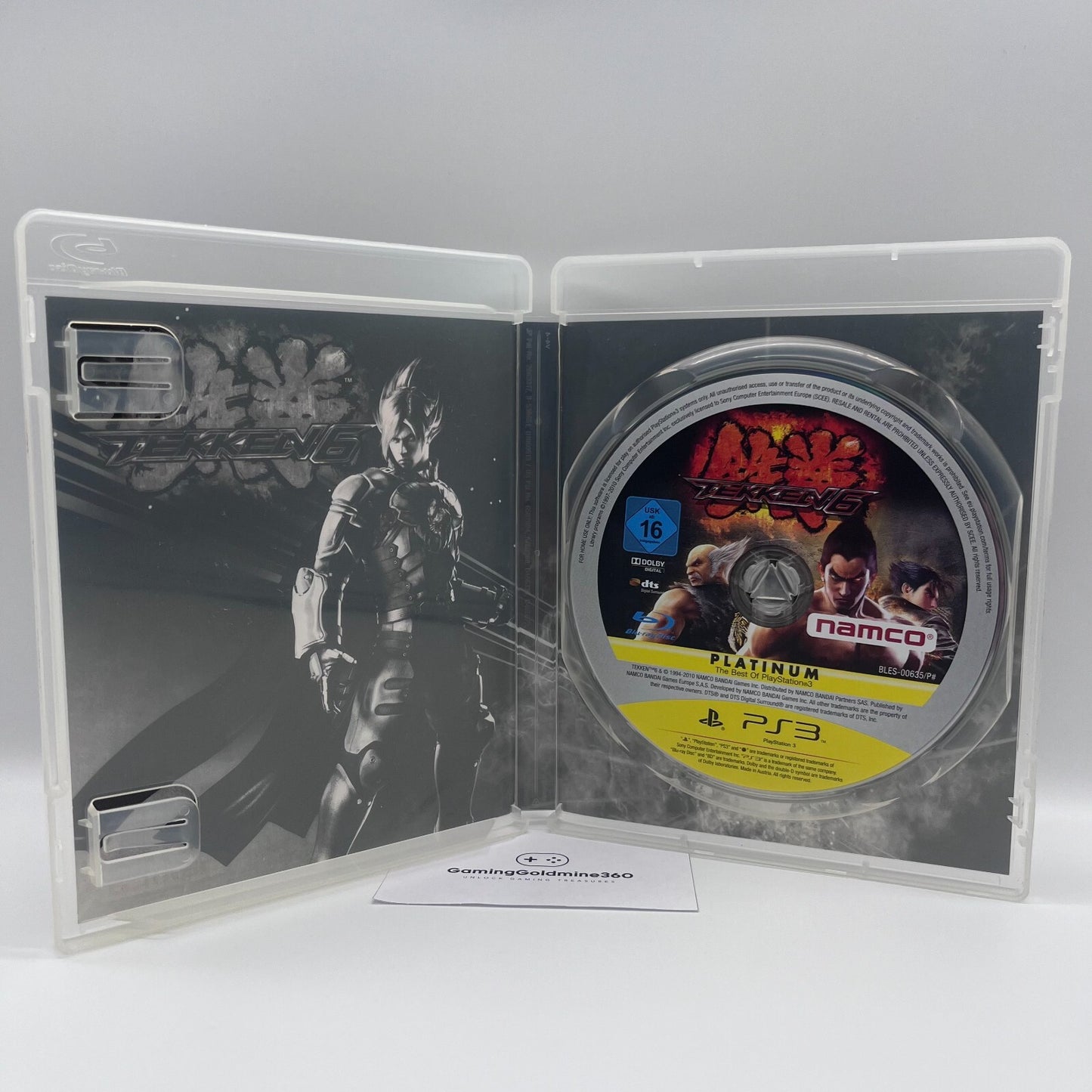 Tekken 6 PS3 Italiano PAL senza manuale Namco Sony PlayStation 3 OTTIME CONDIZIO