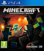 MINECRAFT PlayStation 4 Edition ITALIANO Completo PAL Mojang Sony PS4 COME NUOVO