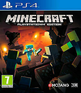 MINECRAFT PlayStation 4 Edition ITALIANO Completo PAL Mojang Sony PS4 COME NUOVO