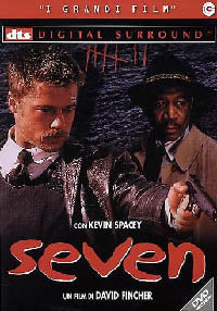 Seven (1995) DVD Italiano David Fincher, Brad Pitt, Morgan Freeman, Kevin Spacey